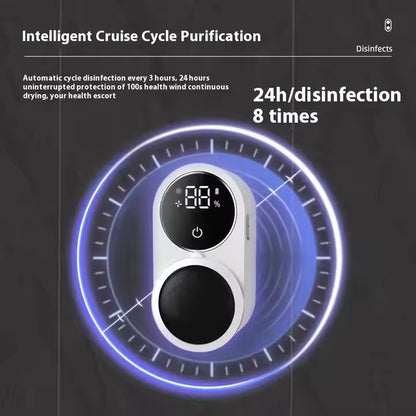 Portable UVC Toothbrush Sterilizer with Smart Sensor